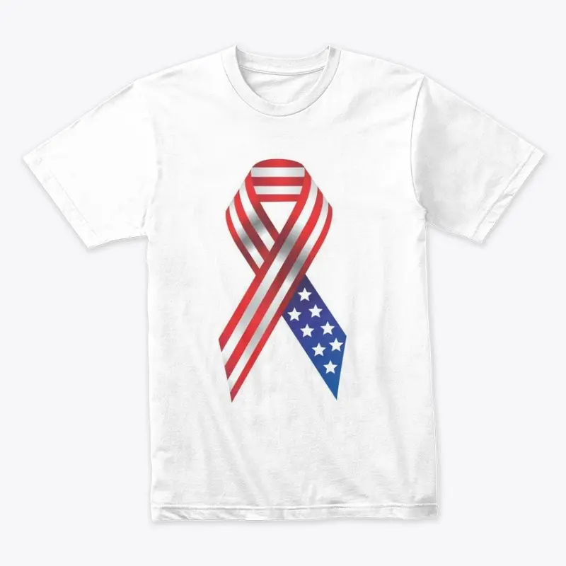 USA Large Ribbon T Shirt