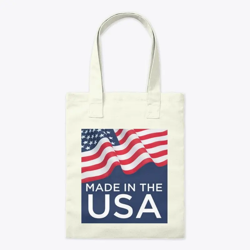 Made In The USA Flag Tote Bag