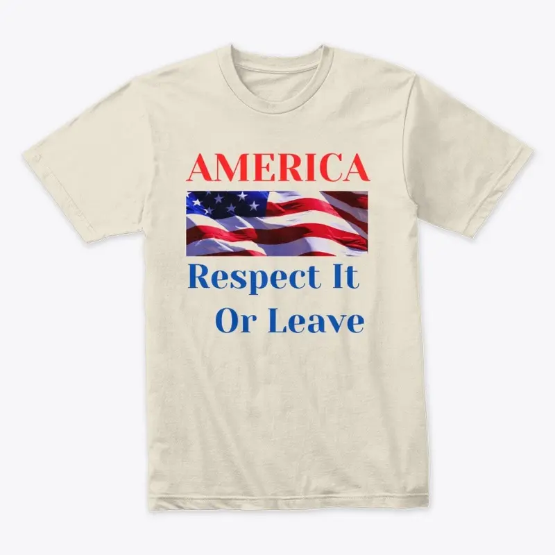 America Respect It T Shirt