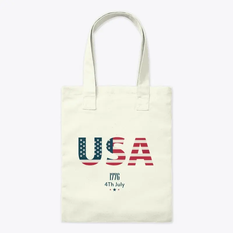 USA 1776 4th July Tote Bag